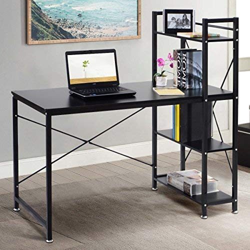 Tangkula 47.5" Computer Desk, Modern Style Writing Study ... on {keyword}