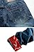 NITAGUT Men's Ripped Slim Fit Tapered Leg Jeans Blue-US 34