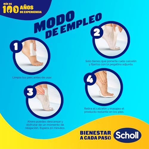 PediMask, Mascarilla para Pies Suaves con Miel de Manuka, Urea y Karité, Hidratación Profunda, Calcetines para Pies con Callos, Durezas y Grietas, Embalaje y Mascarilla Reciclables, 4 Pz