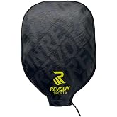 Revolin Sports Vegan Leather Pickleball Protective Paddle Cover &ndash; Fits Standard &amp; Elongated Paddles, Water-Resistant, Lightweight