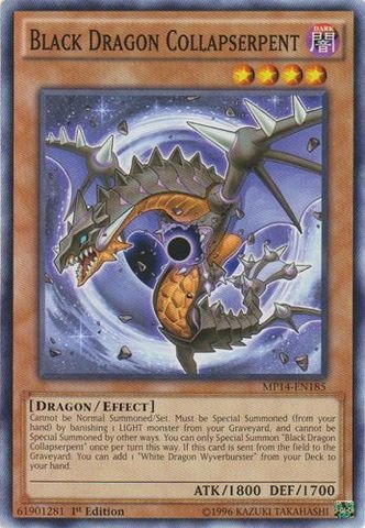 Yu-Gi-Oh! - Black Dragon Collapserpent (MP14-EN185) - Mega Pack 2014 - 1st Edition - Common