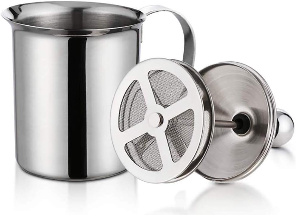 Stainless Steel Milk Frother Hand Frother, Double Frother, Stainless Steel Manual Milk Frother