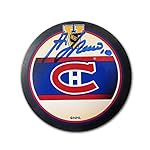Guy Lafleur Autographed Vintage Hockey Puck - Montreal Canadiens