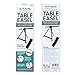 Mont Marte Signature Tabletop Easel with Wings, Holds Canvases up to 20in (50cm) in Height, Angle Adjustment, Includes Carry Bag