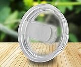 Drhob 1pc cup lid For 30 oz Tumblers - Splash-Proof & Spill-Resistant, Durable Tritan Clear Lid - Compatible With Yeti Rambler, RTIC, SIC & More Stainless Steel Tumblers