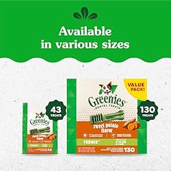 Greenies Teenie Natural Dog Dental Treats, Sweet