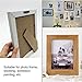 EesTeck 100 Pack Small Sawtooth Picture Hangers Steel Picture Hangers Picture Frames Hangers with Screws Picture Hang Solutions, for Hanging Clock Paintings Artwork Picture Frame Hook Photos (Black)