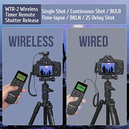 AODELAN Wireless Bluetooth Camera Remote Control For Nikon Z7II, Z6II, Zfc, Z50, P1000, B600