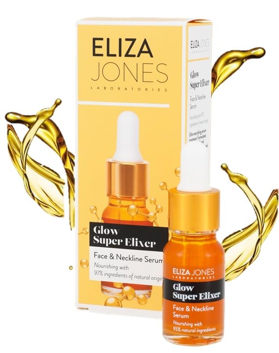 Eliza Jones Laboratories Face Serum, Neck Serum (Glow Super Elixer: Natural Ingredients, 10 ml)