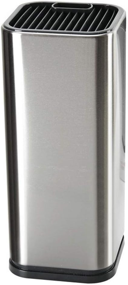 Amazon 包丁スタンド 通用サイズ 包丁立て ナイフスタンド ステンレススチール スクエアソフトタッチナイフホルダー 安全 スペースセーバー ナイフ 収納用 キッチン収納 抗菌 多機能 便利 取り外して清潔する 包丁立て オンライン通販