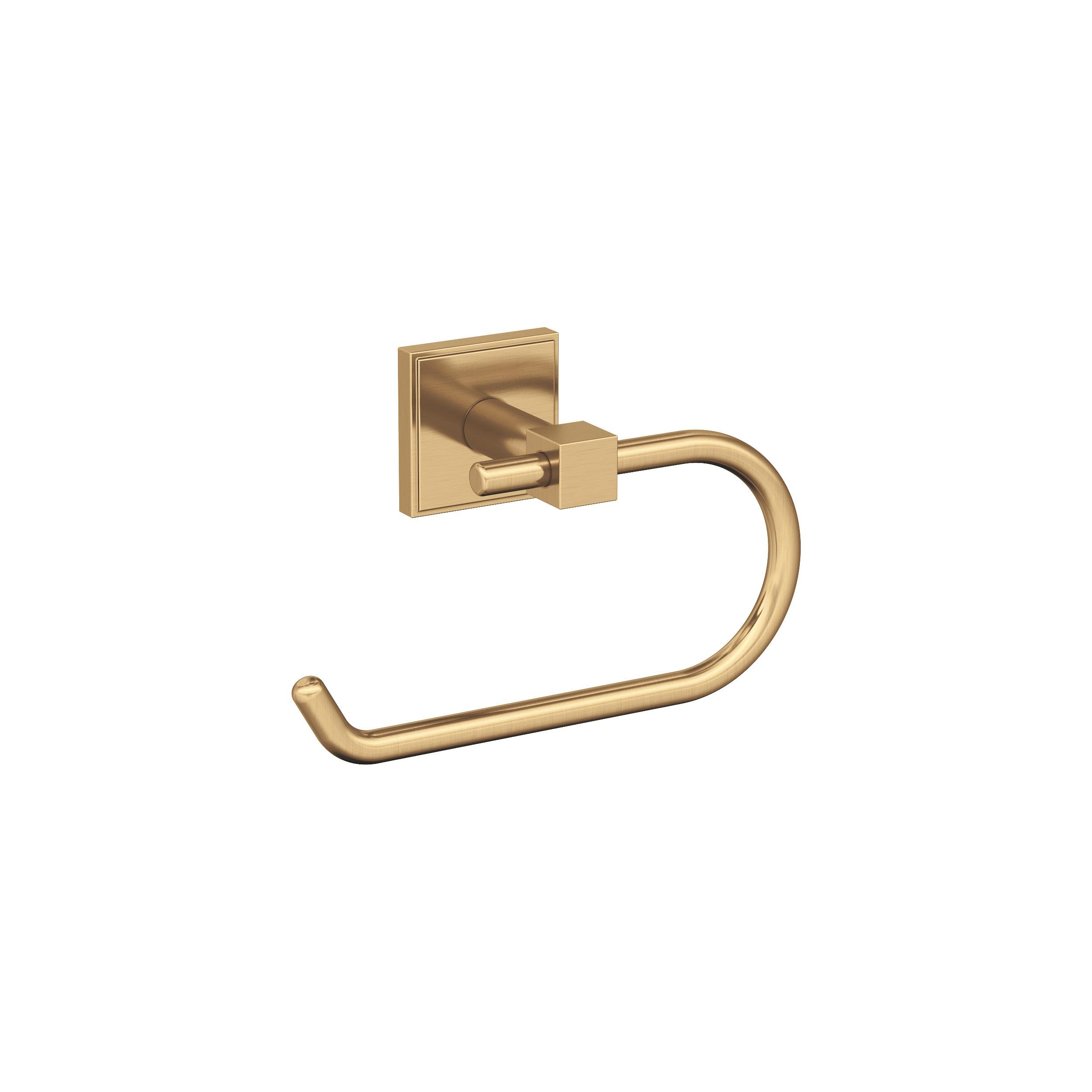 Amerock | Toilet Paper Holder | Champagne Bronze | Appoint | Single Post Tissue Holder | Bath Hardware | Bathroom Accessories — image 1