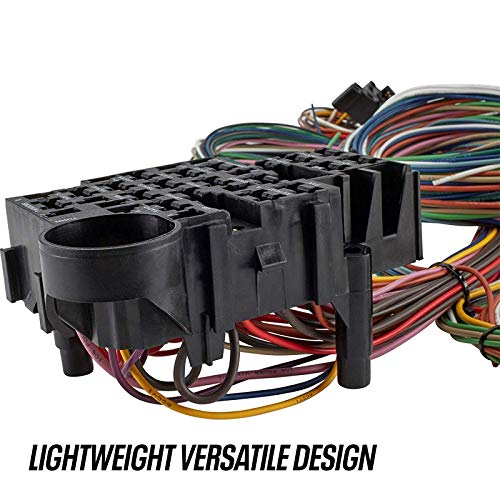 22 Circuit Universal Street Rod Wiring Harness w/Detailed Instructions
