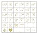Designer Greetings Monogrammed Blank Note Cards, Embossed Fleur-de-Lis Symbol Monogram (10 Cards with Envelopes)