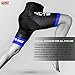 Arltb Bike Shorts 5 Sizes Men Gel Padded Cycling Bicycle Compression Cycle Touring Shorts Tights Underwear Pants Elastic Breathable for Mountain Bike MTB Cycle Road Bike BMX Motorcycle Blue