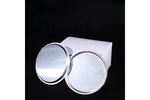 Aluminum Sample Pan for Moisture Analyzers, Aluminum Foil Weighing Dish for Laboratory Moisture Balances, Pack of 100 (90ml(1