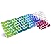 Magic Keyboard Cover, FORITO Ultra Thin Silicone Keyboard Cover Skin for 2017 Released Apple Magic Keyboard with Numeric Keypad US Layout A1843 and MQ052LL/A (Rainbow)