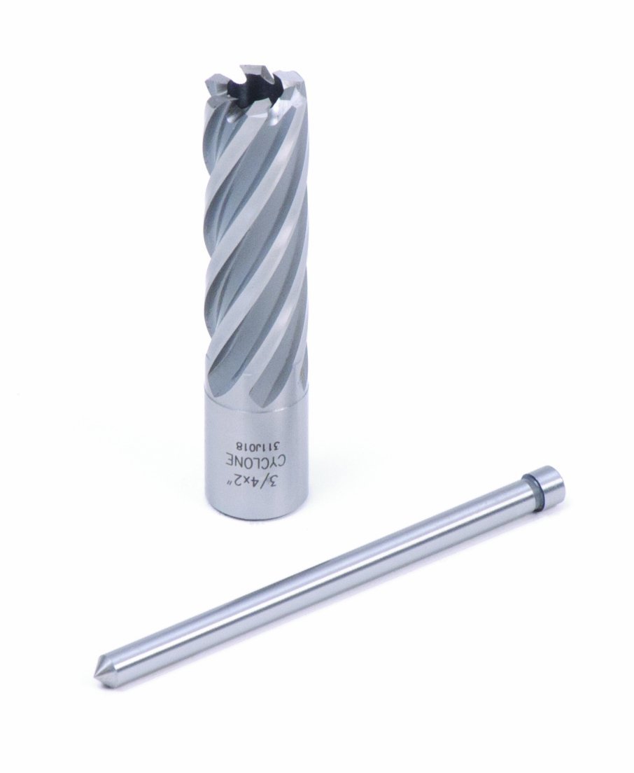 Evolution Power Tools Long Series Broaching Cutter For Magnetic Drill Universal Fitting Mag Drilling Bit 50mm Length x 25 mm Diameter