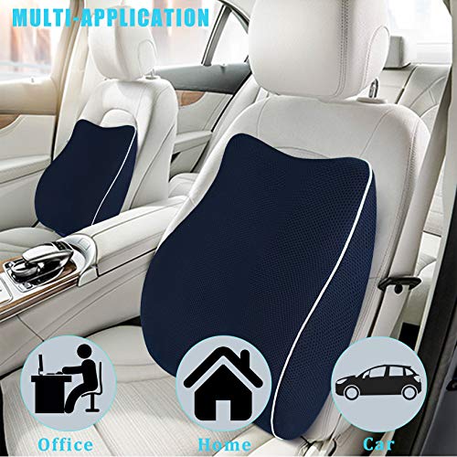 Idle Hippo 3D Air Mesh Lumbar Support Pillow for Office Chair Back