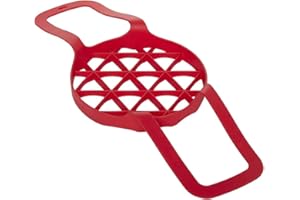 Instant Pot Official Silicone Bakeware Sling - Multi-Use, Heat-Resistant, BPA-Free, Compatible with 6-Quart and 8-Quart Cookers, Red - Ideal for Lifting, Roasting, and Healthier Cooking