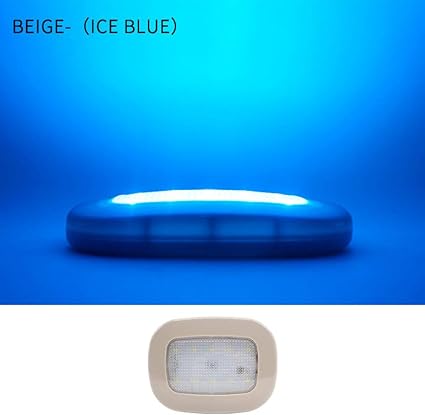 Amazon Com Press To Turn On Off 1pc White Blue Rechargeable Led