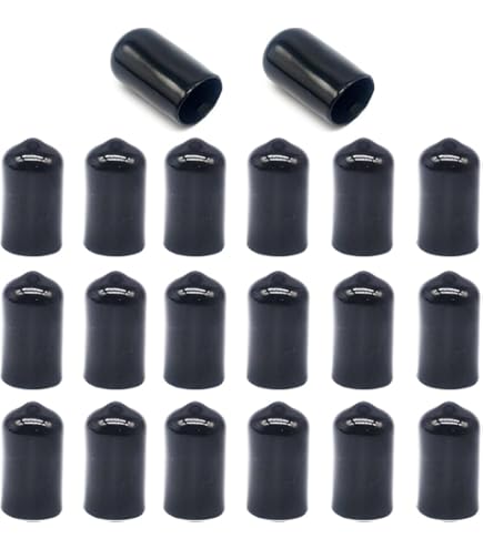 Uxcell Gummi-Endkappen 110mm - Schutzcap Für Rohre & Schraubgewinde