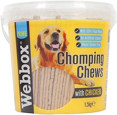 Webbox Prime Chomping Chews with Chicken 1 x 1.5kg, 1.5 kg (Pack of 1)