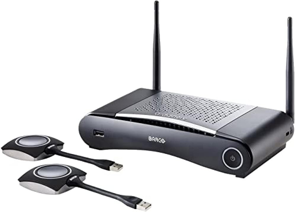 Barco ClickShare CSE-200 - Wireless Presentation Device, Black/White, 20.5 cm x 15 cm x 13.5 cm