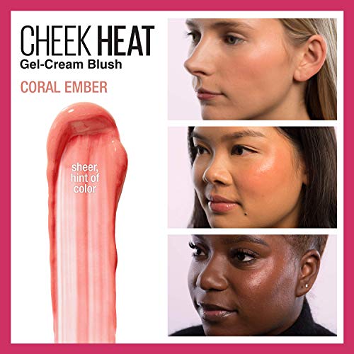 Maybelline Cheek Heat Gel-Cream Blush Makeup, Lightweight, Breathable ...