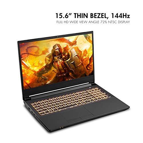 Sager NP7958F1 15.6-Inch FHD 144Hz, 72% NTSC Gaming Laptop, AMD Ryzen 9 3900, RTX 2070 8GB, 32GB 3200 RAM, 1TB NVMe SSD + 1TB NVMe SSD, Windows 10