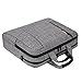 BRINCH 15.6 inch Laptop Computer Case Cover Sleeve Shoulder Strap Bag with Side Pockets Handles and Detachable for Laptop/Notebook/Netbook/Chromebook,Colour Light Grey