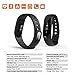 Fitness Heart Rate Tracker,CAMTOA ID101HR Wireless Fitness Monitor,Smart Bracelet,BT 4.0 Heart Rate Monitor-Waterproof IP67,Sleep Monitor,Notification Alerts Wristband