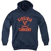 University of Virginia Official One Color Uva Cavaliers Logo Youth Kids Boy/Girls Pull-Over Hoodie Sweatshirt