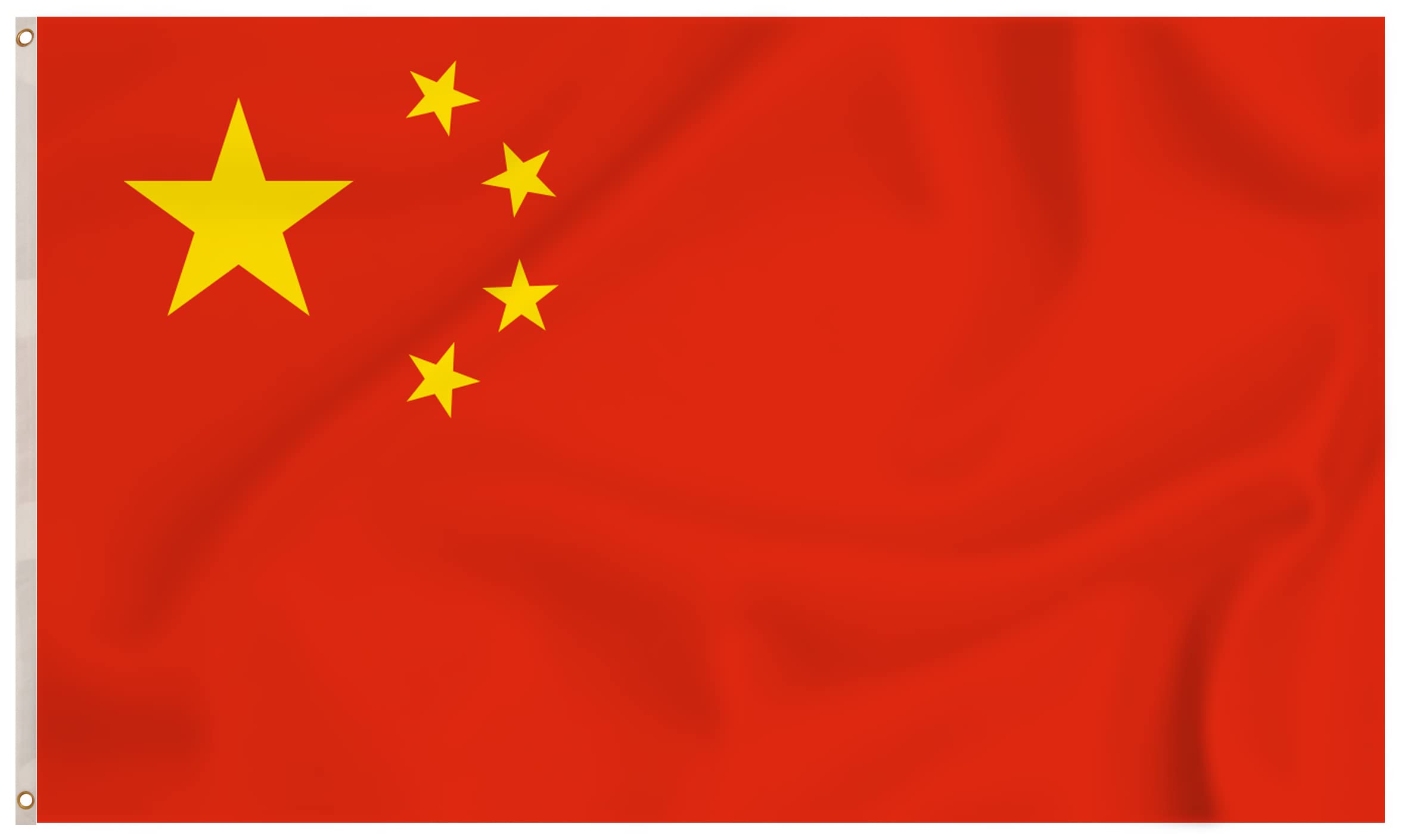 Storm&Lighthouse China Flag Chinese Flag Asian Flags 5ft x 3ft with Eyelets