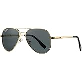 Pro Acme Kids Aviator Sunglasses for Boys Girls, Polarized Small Face for Youth Juniors Age 3-18, with Two Sizes 50MM 52MM