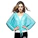 Bhome Simplicity Women Sun Wrap UV Sun Protection Thin Transparent Jacket Conditioned Shirt White