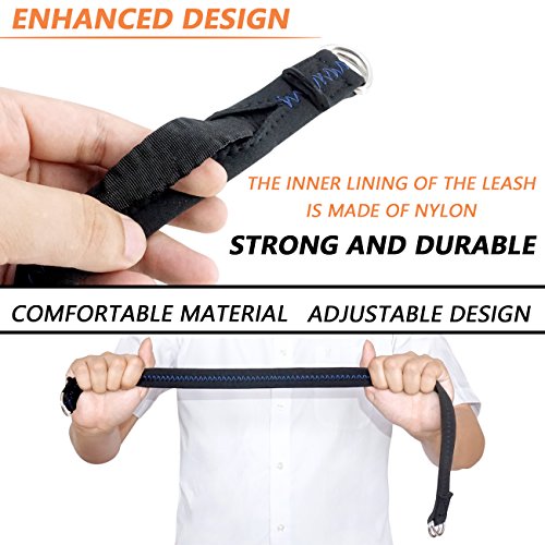 2018 Upgraded Design Baby Stroller Pram Safety Wrist Strap with Stroller Hook (Black with Blue) - Thumbnail 3