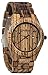 Zebra Wood Grain Watch - Handmade Wooden Wrist Watch