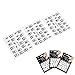 Jiaying-US 3 Sheets Panda Nail Art Stickers, Water Transfers Decals Decals Nail Art DIY Decorations
