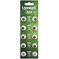 LOOPACELL AG3 LR41 Batteries - AG3 392 384 192 Battery - 1.5V Alkaline Button Coin Cell Batteries (10 Count (Pack of 1))