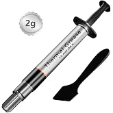 TUMMASTER Silver Series Thermal Grease, High Performance Thermal Paste for Computer Manufacturing Assembly, Ideal for IC/Processor/CPU/GPU/All Coolers D-12 (Spatula Included, 2g-1 Pack)