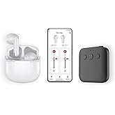 Bluetooth Hearing Aids for Seniors with Tv Connector Wireless Microphone, Rechargeable Hearing Aid & External Microphone Set, Clear Voice Amplification for Conversations, Meetings and TV
