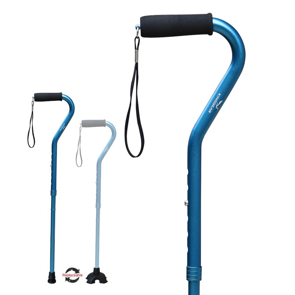 KingGear Adjustable Cane for Men & Women Lightweight