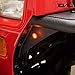 Tidal Front Tube Fender Flare LED Rocker Guard with Steel Mesh Fit for 87-95 Wrangler YJ