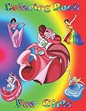 Coloring book for girls by Rainbow