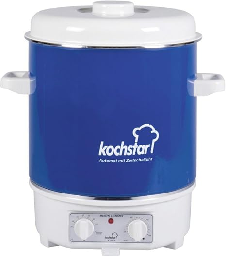 Kochstar M&S Einkoch-Automat 'Automatic-2500-SM' 1800 Watt blau-weiß ...