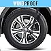 Car Windshield Cover - Frost, Ice, Snow, Water, Scratch, and Heat Resistant. Fits Most Cars, Trucks, SUV’s. All-Weather Protection for Your Windshield with Magnetic Cling. Mirror Covers Included