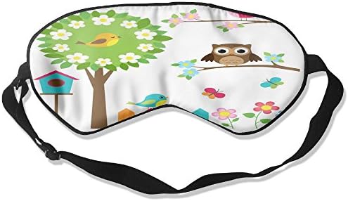 Birds And Butterflies Vector Set Pure Silk Sleep Mask Reusable Cold Improves Sleep Edema Eye Tiredness