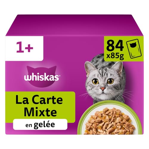 Aliment humide en gelée pour chat adulte 84x85 g La Carte Mixte