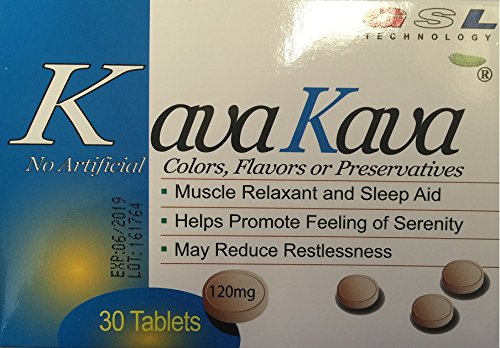 (6 Packs) kava kava muscle relaxant and sleep aid 500 milligram