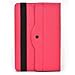 Universal Barns & Noble Nook HD 9 inch Rotating Case, Nook HD Plus Tablet Cover Built-in Stand, Neon Pink